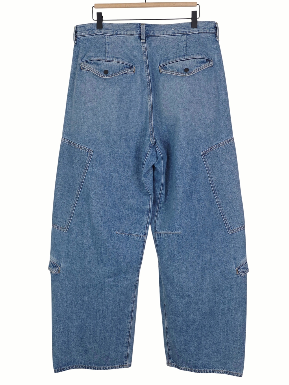 Citizens of Humanity Flight Jean Zenith Blue Cargo High Rise Barrel Leg Size 32 - Picture 7 of 9
